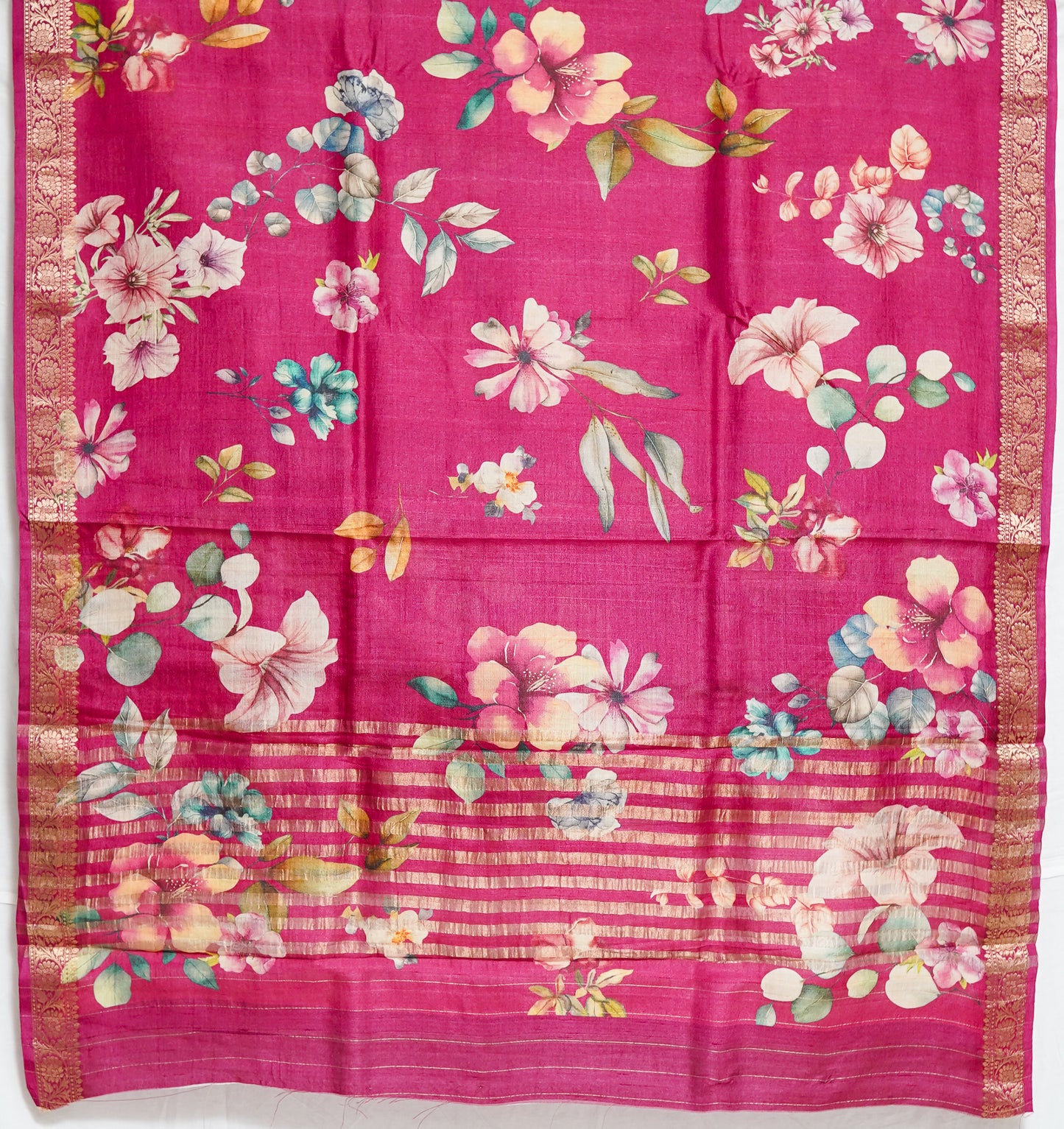 lightweight pure tussar silk saree – comfort with luxury
