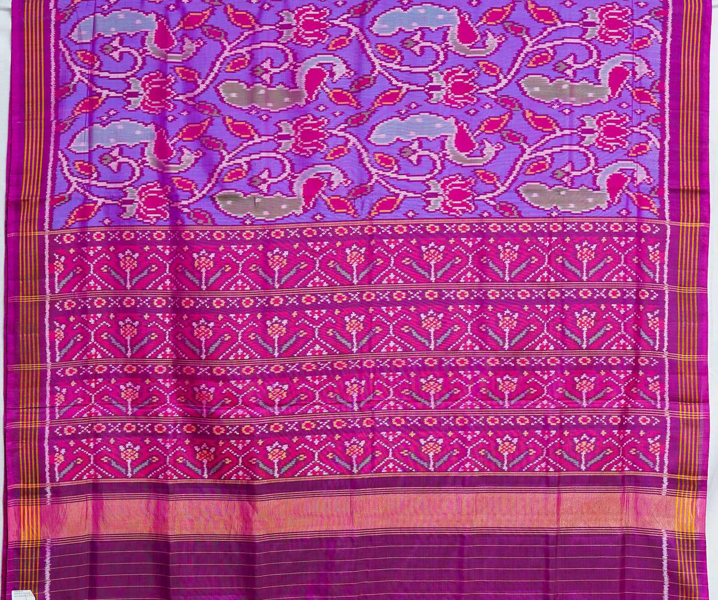 authentic handwoven patan patola saree – traditional elegance