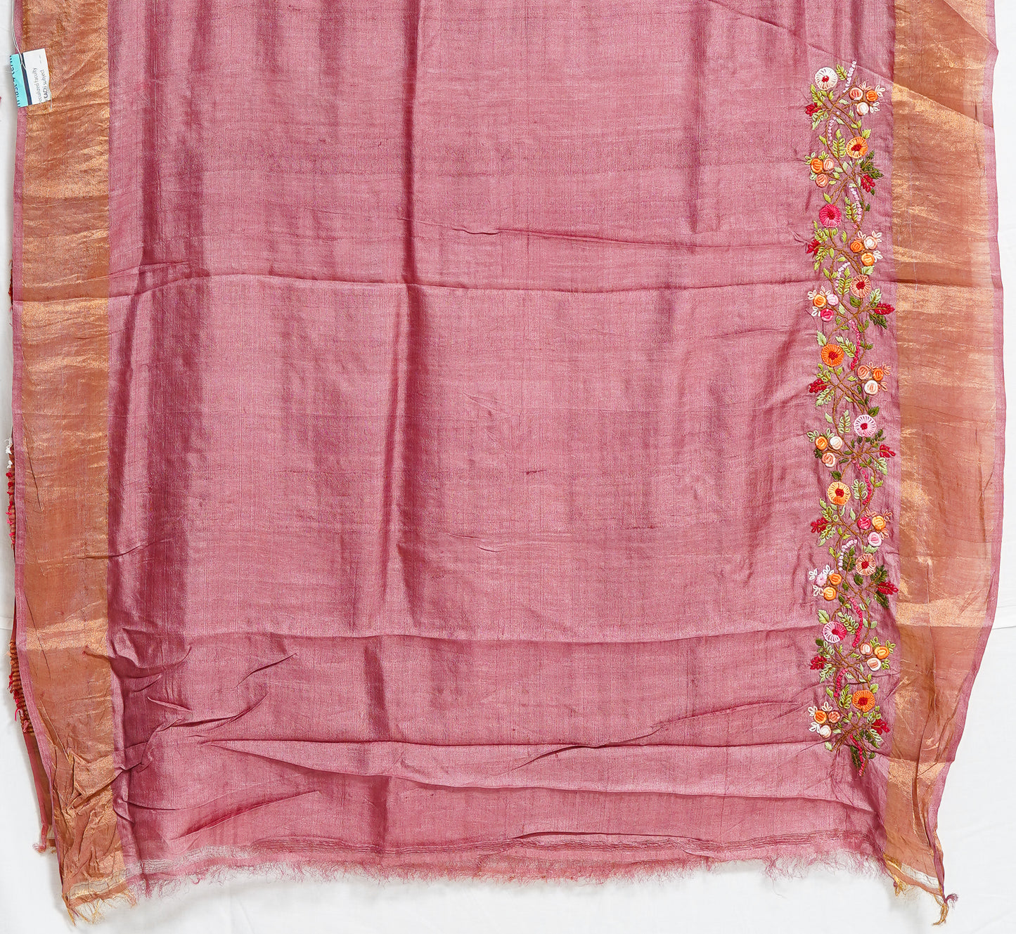 natural tussar silk saree – heritage weaving craft