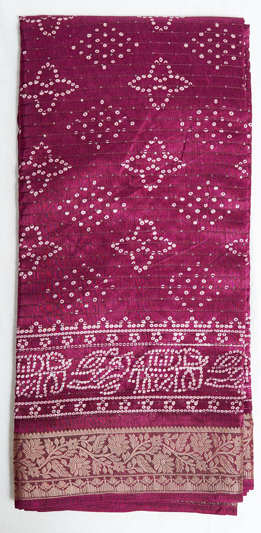 Semi Tussar Party Wear Saree with Rich Borders