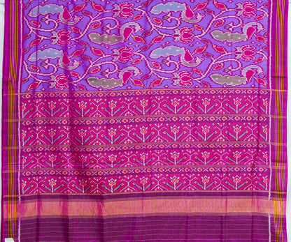 Authentic Handwoven Patan Patola Saree – Traditional Elegance