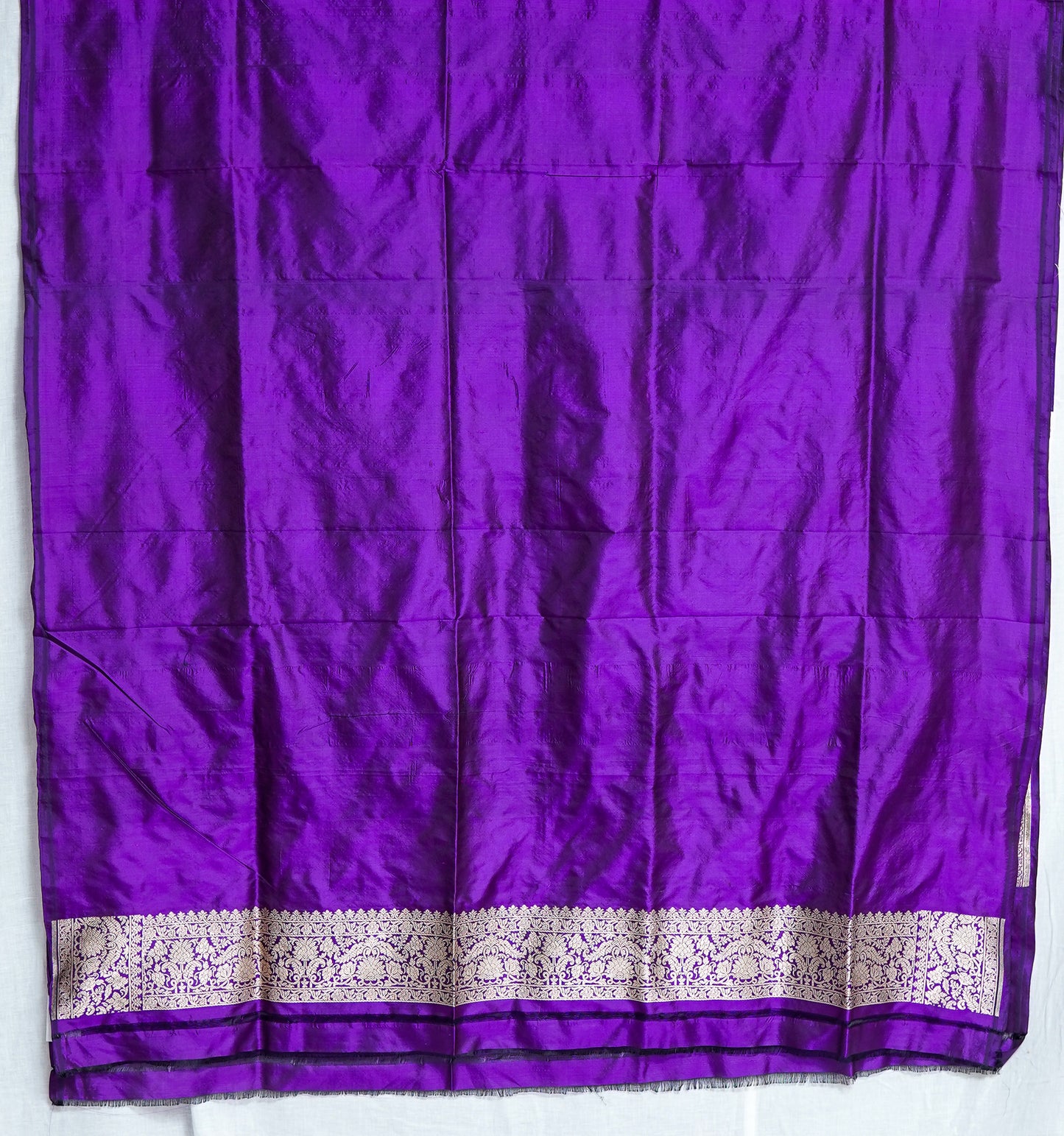 lavender luxe banarasi saree – royal purple with elegant silver zari work