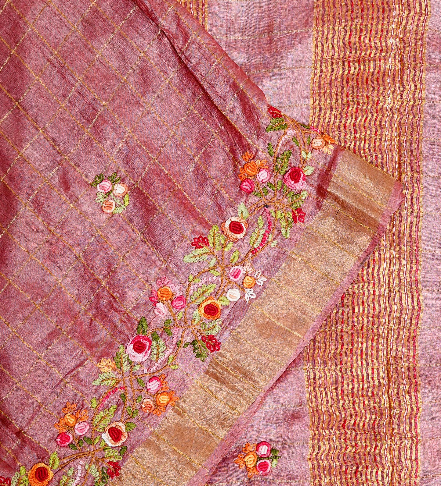 natural tussar silk saree – heritage weaving craft