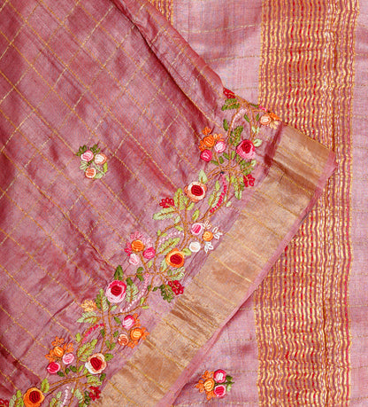 Natural Tussar Silk Saree – Heritage Weaving Craft