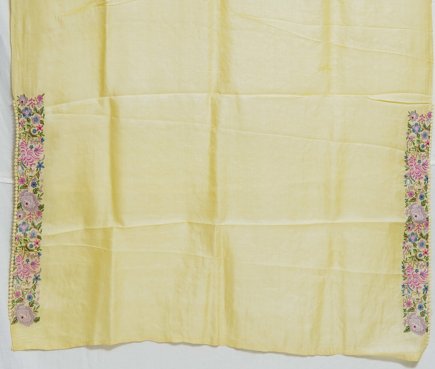 pure light lemon tussar silk saree – graceful handwoven elegance by varapradha