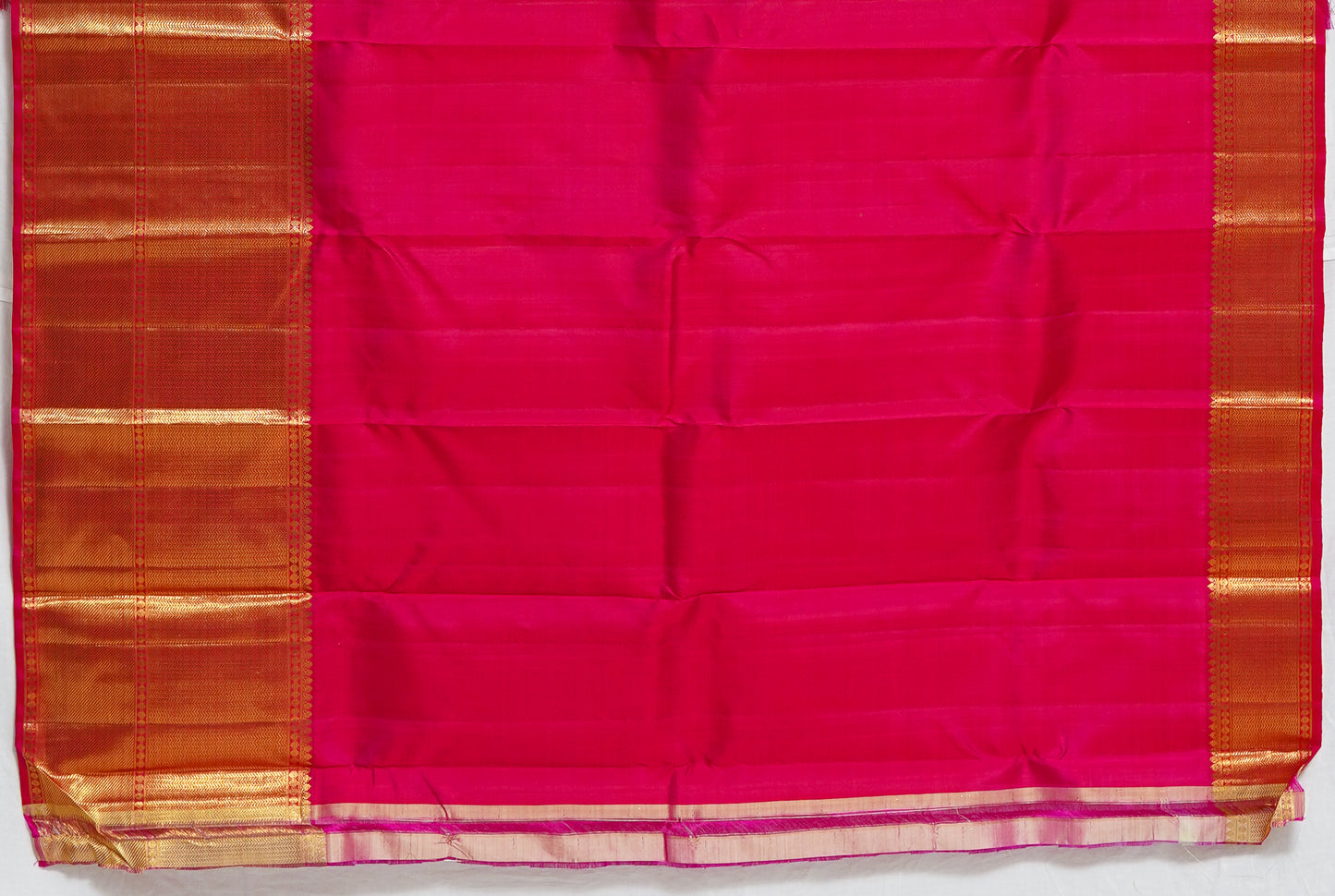 traditional pattu saree – festive wear with gold zari highlights