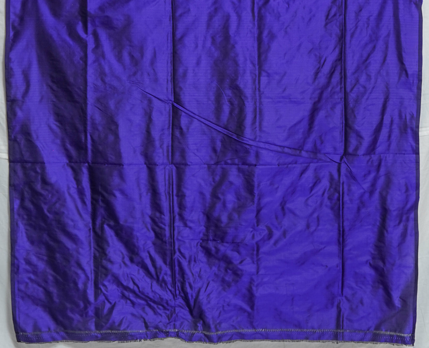 midnight majesty banarasi saree – deep blue with silver zari detailing